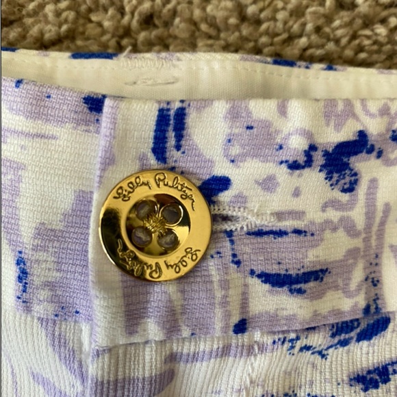 Lilly Pulitzer Callahan shorts sz 0 - Picture 3 of 3